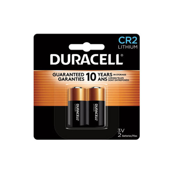 Specialty High-Power Lithium Batteries, CR2, 3 V, 2/Pack