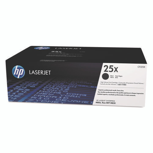 HP 25X, (CF325X) High-Yield Black Original LaserJet Toner Cartridge