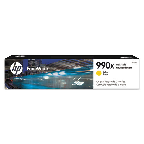 HP 990X, (M0J97AN) High-Yield Yellow Original PageWide Cartridge