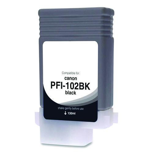 Compatible Photo Black Ink, Replacement for PFI-102 (0895B001AA), 130 mL