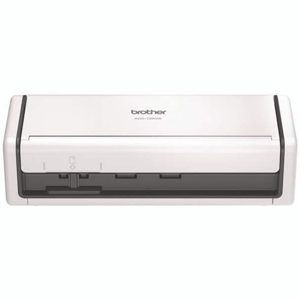ADS-1350W Compact Desktop Scanner, 600 dpi x 600 dpi Optical Resolution, 20-Sheet Duplex Auto Document Feeder