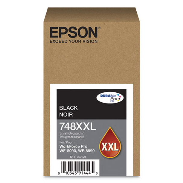T748XXL120 (748XXL) DURABrite Pro Extra High-Yield Ink, 10000 Page-Yield, Black