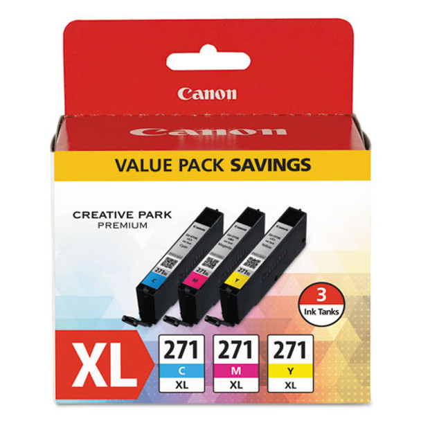 0337C005 (CLI-271XL) High-Yield Ink, Cyan/Magenta/Yellow