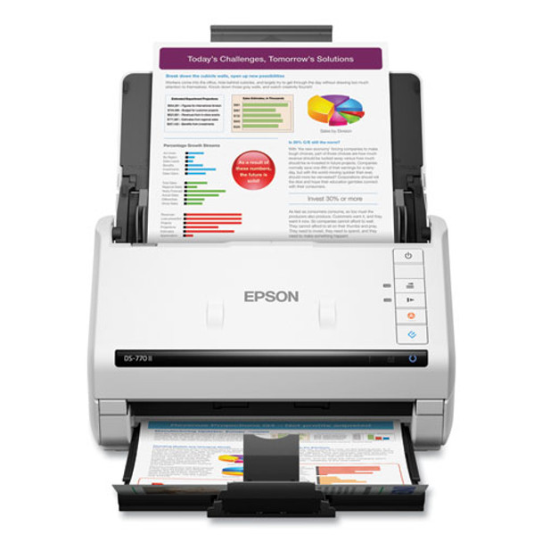 DS-770 II Color Duplex Document Scanner, 600 dpi Optical Resolution, 100-Sheet Duplex Auto Document Feeder