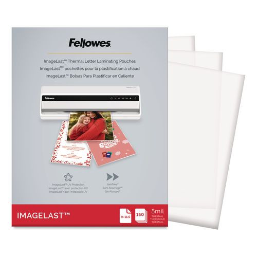ImageLast Laminating Pouches with UV Protection, 5 mil, 9" x 11.5", Clear, 150/Pack