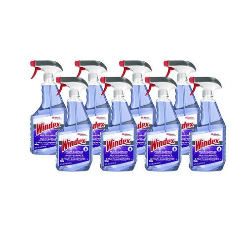 Non-Ammoniated Glass/Multi Surface Cleaner, Fresh Scent, 32 oz Bottle, 8/Carton