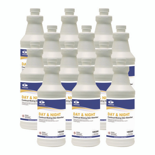 Day and Night Wicking Odor Absorber, 32 oz Bottle, Lavender, 12/Carton