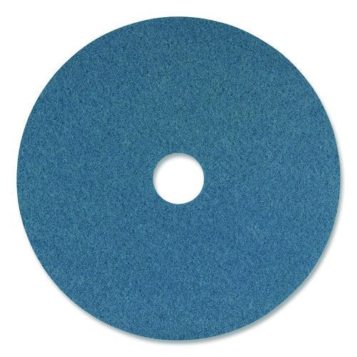 Blue Cleaner Pad, 16" Diameter, Blue, 5/Carton
