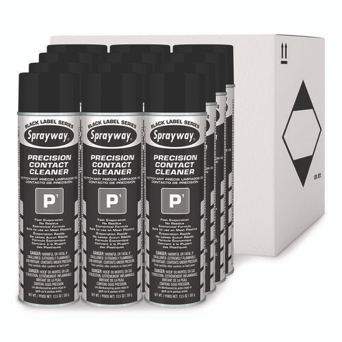 Precsion Contact Cleaner, 20 oz Aerosol Spray, 12/Carton