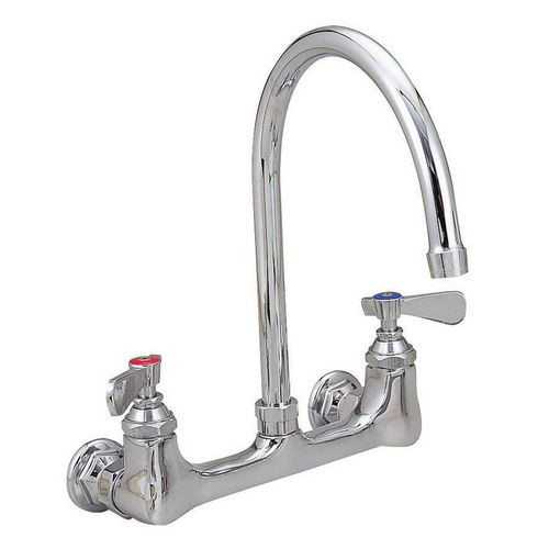 WorkForce Standard Duty Faucet, 7.88" Height/3" Reach, Chrome-Plated Brass