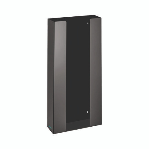 Acrylic Glove Dispenser, Quad Box Capacity, 10.2 x 3.5 x 21.1, Black