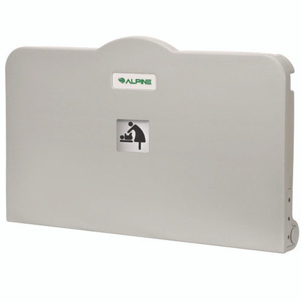 Compact Horizontal Baby Changing Station, 32 x 18, White Compact Horizontal Baby Changing Station, 32 x 18, White