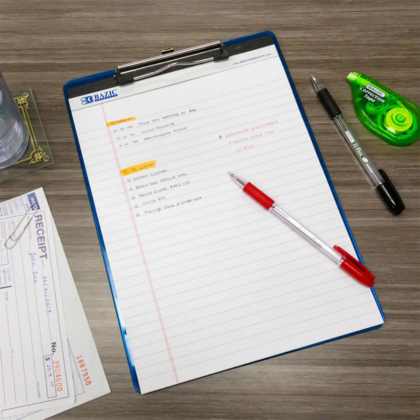 Perforated Writing Pads, 8.5" x 11.75", White, 50 Sheets, Pack of 12 Perforated Writing Pads, 8.5" x 11.75", White, 50 Sheets, Pack of 12