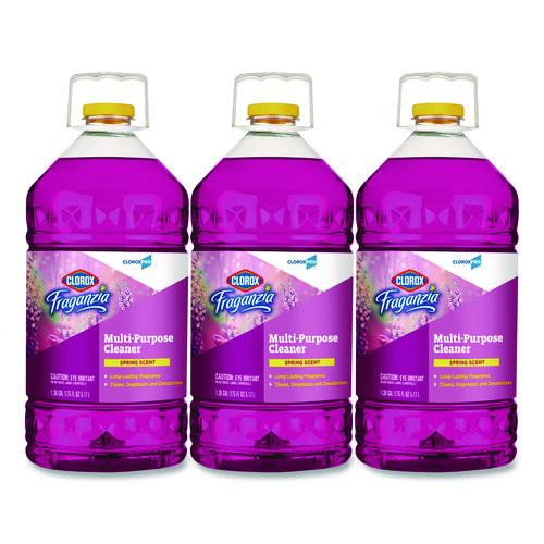 CloroxPro Fraganzia Multi-Purpose Cleaner, Spring Scent, 175 oz Bottle, 3/Carton