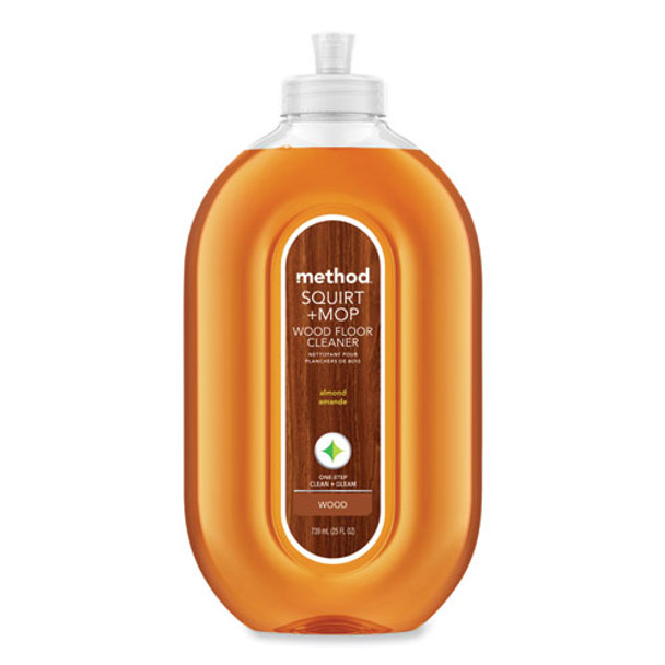Squirt + Mop Wood Floor Cleaner, Almond Scent, 25 oz Squirt Bottle