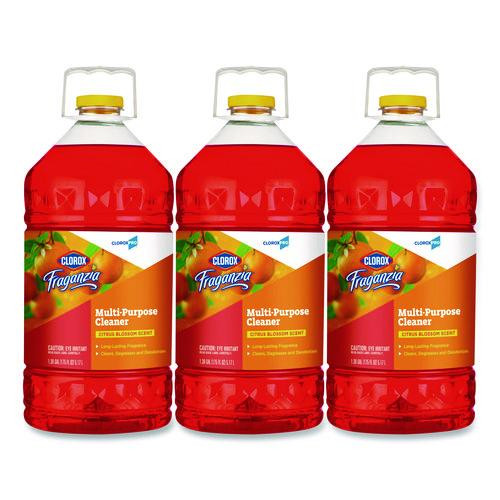 CloroxPro Fraganzia Multi-Purpose Cleaner, Citrus Blossom Scent, 175 oz Bottle, 3/Carton