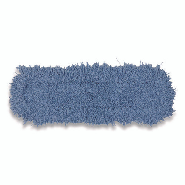 Twisted Loop Blend Dust Mop, PIC/PET Polyester, 24" x 5", Blue