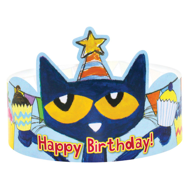 Pete the Cat Happy Birthday Crowns, Pack of 30 Pete the Cat Happy Birthday Crowns, Pack of 30