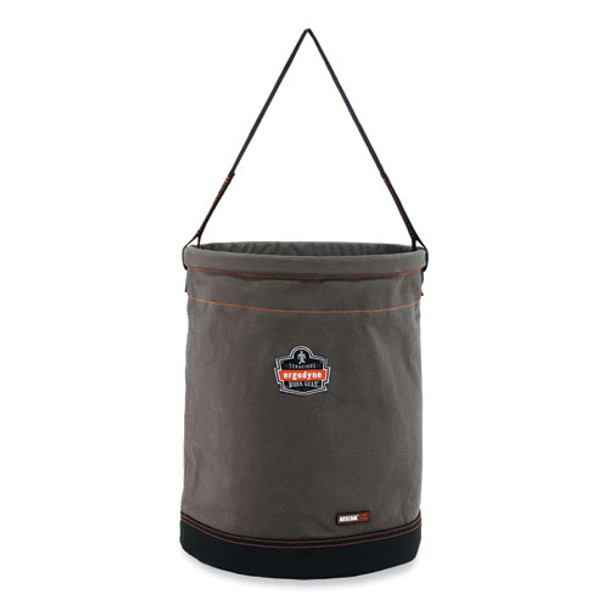 Arsenal 5935 Extra-Large Web Handle Canvas Hoist Bucket, 150 lb, Gray Arsenal 5935 Extra-Large Web Handle Canvas Hoist Bucket, 150 lb, Gray