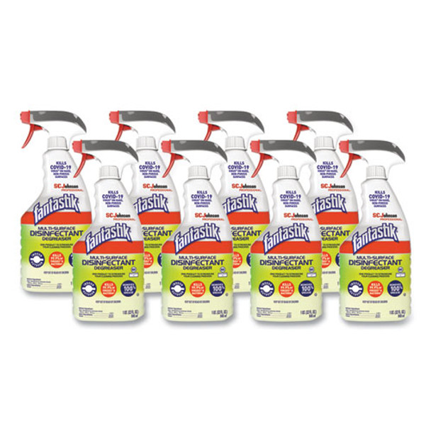 Multi-Surface Disinfectant Degreaser, Herbal, 32 oz Spray Bottle, 8/Carton