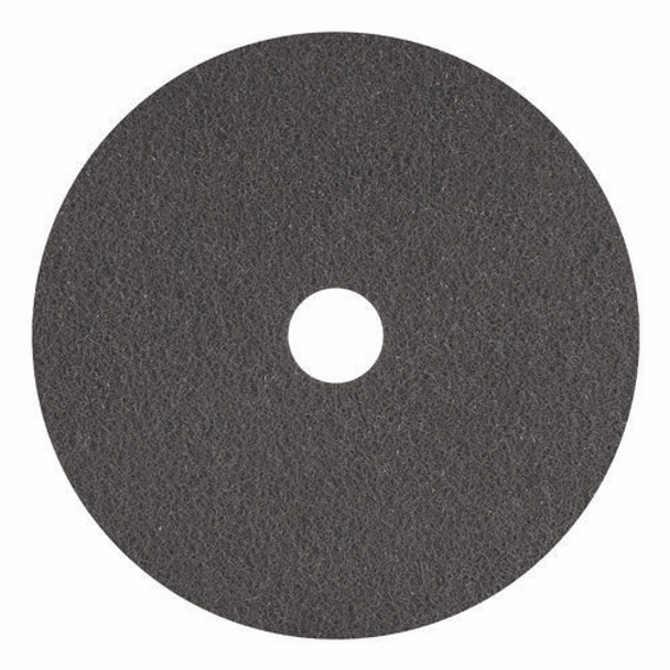 Titan Stripping Pad, 20" Diameter, Gray, 5/Carton