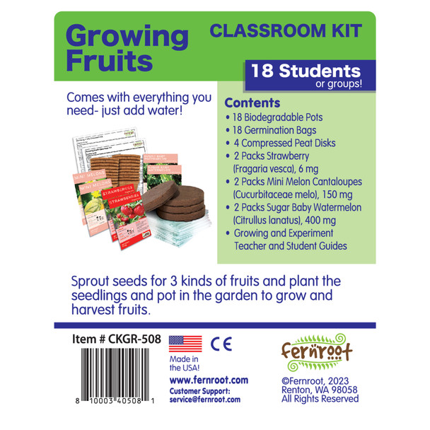 Growing Fruits Classroom Kit Growing Fruits Classroom Kit