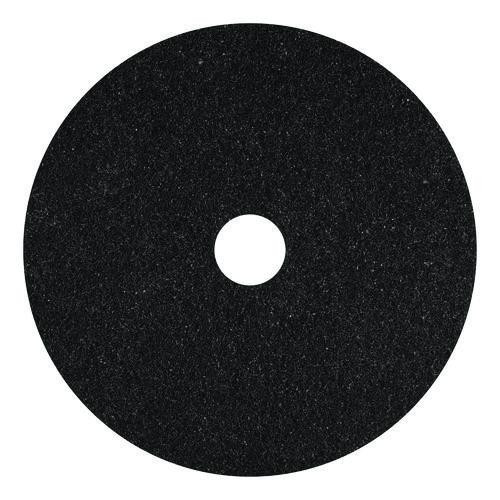 Stripping Pads, 15" Diameter, Black, 5/Carton