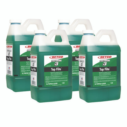Top Flite All-Purpose Cleaner, Mint Scent, 67.6 oz Bottle, 4/Carton