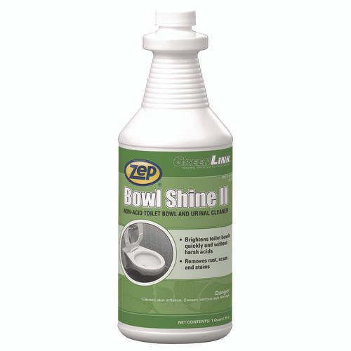 Bowl Shine II, Pleasant Scent, 1 qt Bottle, 12/Carton