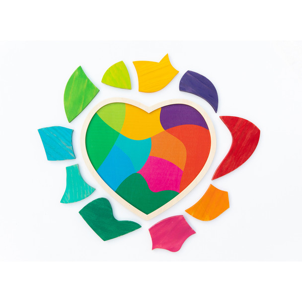 Heart Full of Colors Puzzle Heart Full of Colors Puzzle