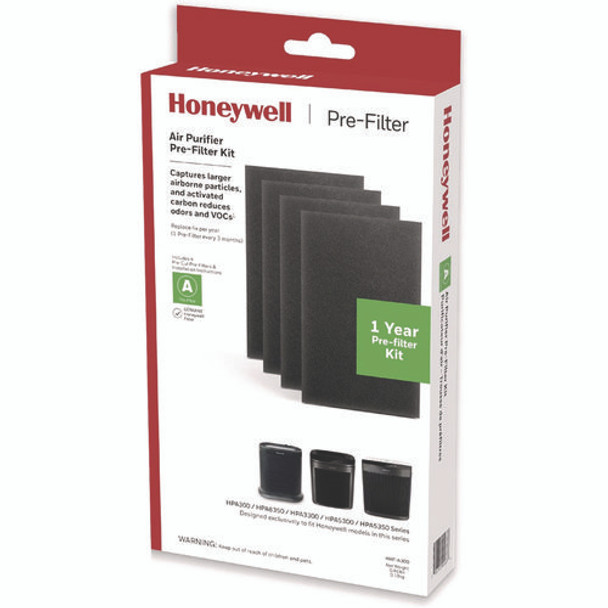Pre-Cut Carbon Pre-Filter, Fits Models: HPA300/HPA304/HPA3300/HPA5300/HPA8350, Box of 4 Filters