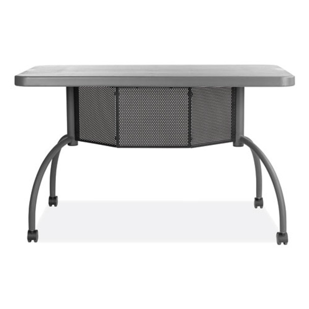 Teacher's WorkPod Desk, 48" x 24" x 30", Charcoal Slate Teacher's WorkPod Desk, 48" x 24" x 30", Charcoal Slate