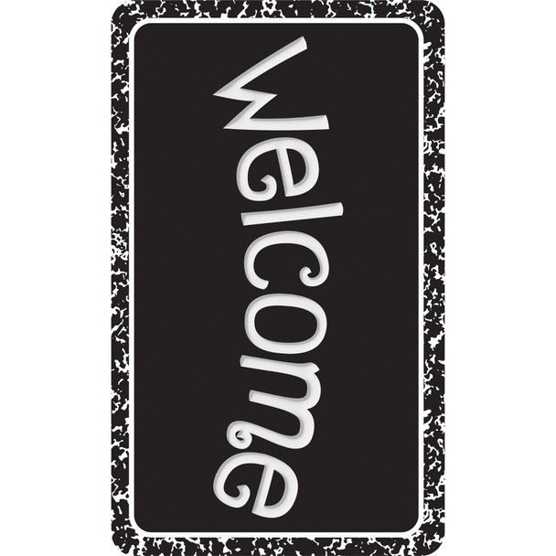 The Original Fun Mat™, Welcome Mat, 18" x 30", Black Composition Welcome