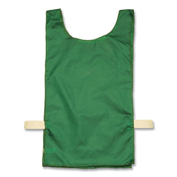 Heavyweight Pinnies, Nylon, One Size, Green, 1/Dozen