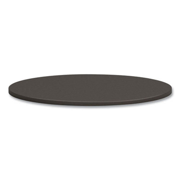 Mod Round Conference Table Top, 42" Diameter, Slate Teak