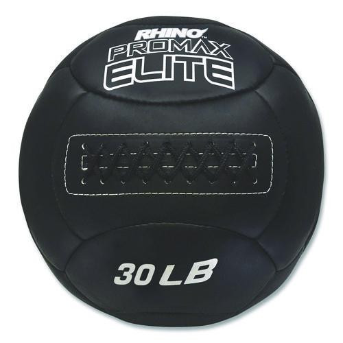 Rhino Promax Elite Medicine Ball, 30 lb, Black