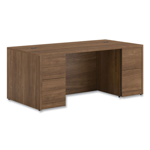 10500 Series Double Full-Height Pedestal Desk, Left: Box/Box/File, Right: File/File, 72" x 36" x 29.5", Pinnacle