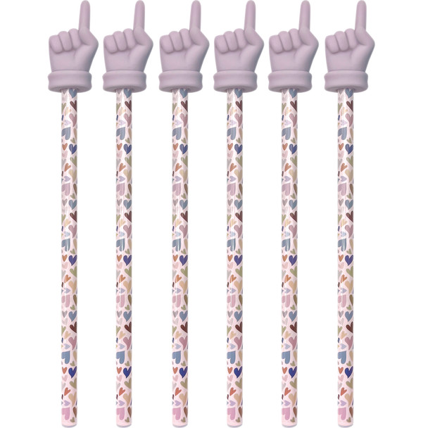 Everyone is Welcome Hearts Hand Pointer, Pack of 6