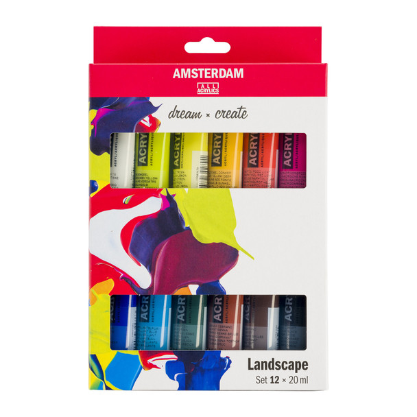 Standard Acrylic Landscape Set, 12 x 20mL