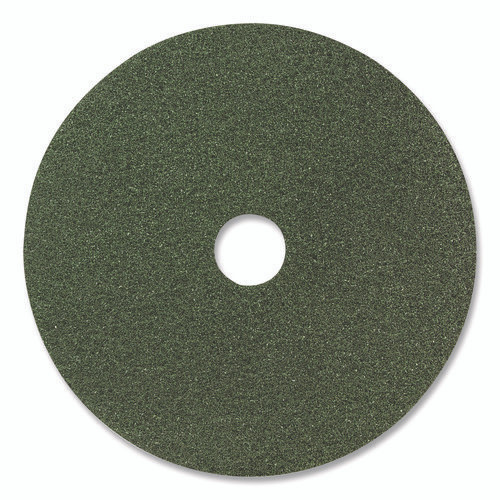 Black Diamond 3000 Grit Diamond Pad, 20" Diameter, Black/Green, 2/Carton