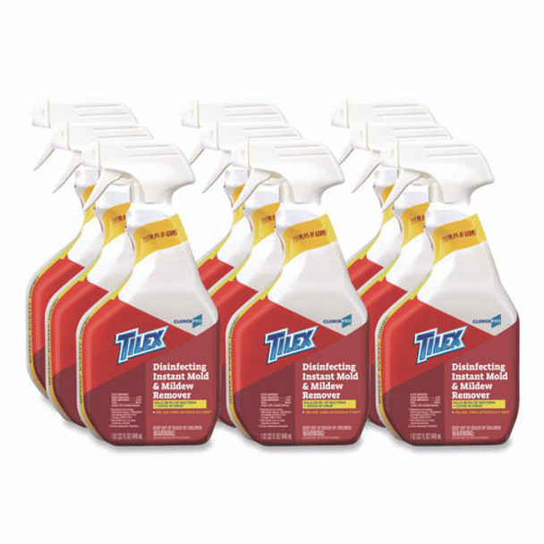 CloroxPro Disinfecting Instant Mold and Mildew Remover, 32 oz Smart Tube Spray, 9/Carton CloroxPro Disinfecting Instant Mold and Mildew Remover, 32 oz Smart Tube Spray, 9/Carton