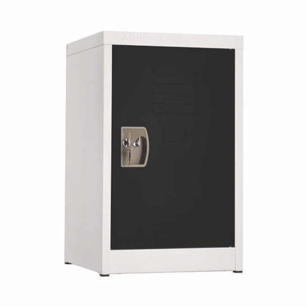 Steel Storage Locker, 1 Compartment, 15 x 15 x 24, Black