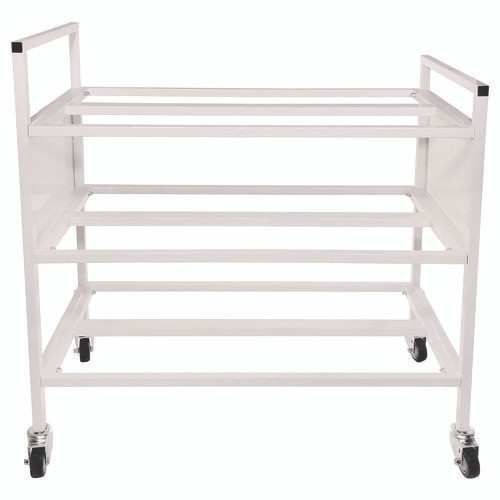 Double Wide Cart, Fits Approximately 24 Balls, Metal, 20" x 42" x 44", White