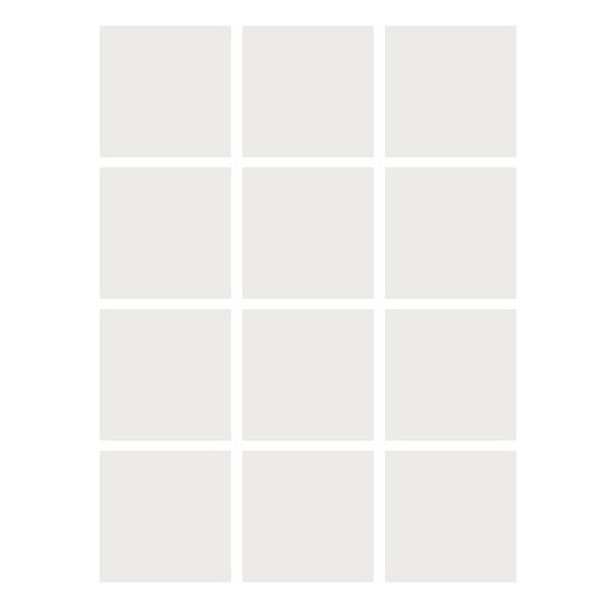 Dry Erase Stickables with Dry Erase Marker, White, 4" x 4", 12 Per Pack, 2 Packs