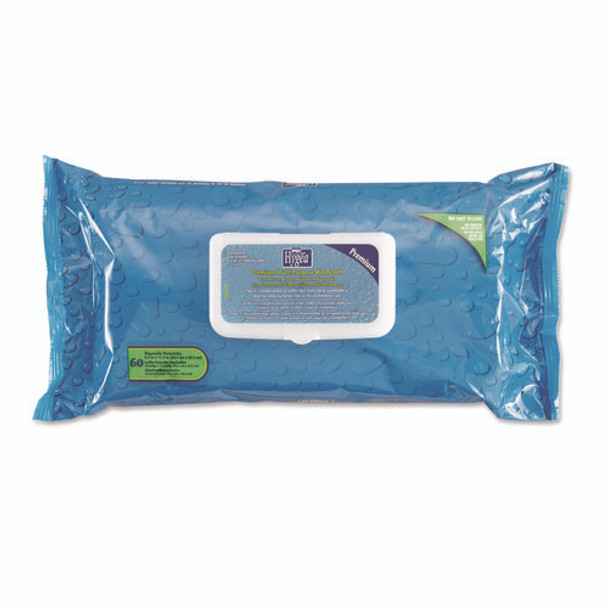 Hygea Adult Wash Cloths, 1-Ply, 9.5 x 11.5, Unscented, White, 60 Wipes/Tub, 6 Tubs/Carton Hygea Adult Wash Cloths, 1-Ply, 9.5 x 11.5, Unscented, White, 60 Wipes/Tub, 6 Tubs/Carton