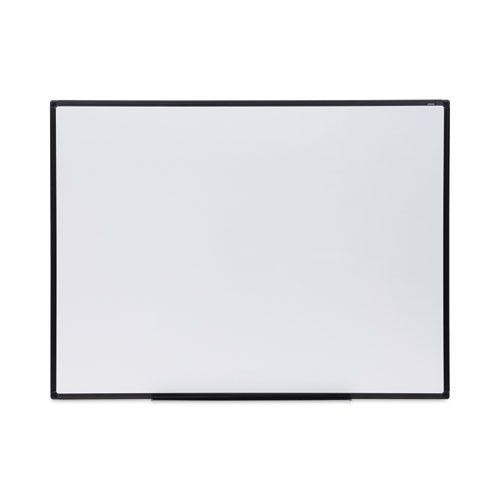 Design Series Deluxe Dry Erase Board, 48" x 36", White Surface, Black Anodized Aluminum Frame