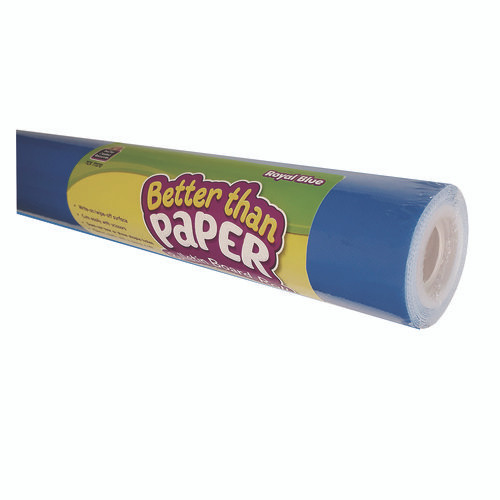 Better Than Paper Bulletin Board Roll, 4 ft x 12 ft, Royal Blue