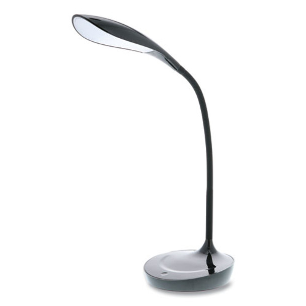 Office Dimmable Gooseneck Desk Lamp with USB Charging Port, 15.16" High, Black Base Office Dimmable Gooseneck Desk Lamp with USB Charging Port, 15.16" High, Black Base