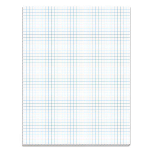 Quadrille Pads, Quadrille Rule (4 sq/in), 50 White 8.5 x 11 Sheets