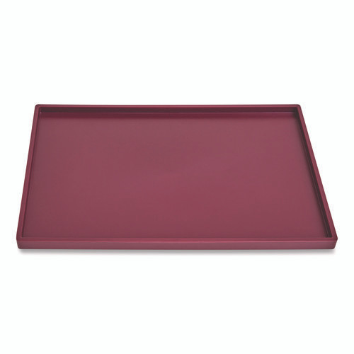 Slim Stackable Plastic Tray, 6.85 x 9.88 x 0.47, Purple